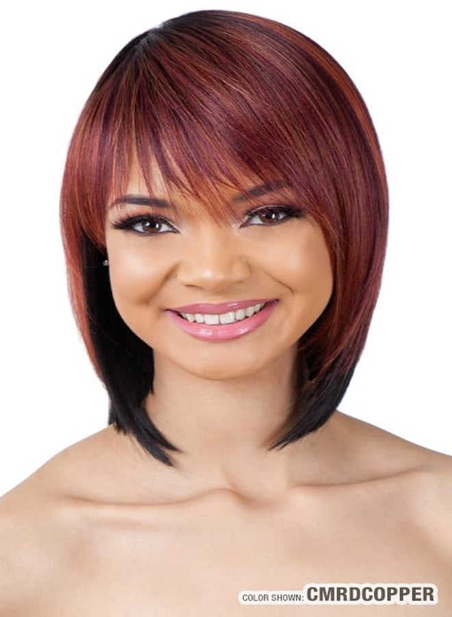 Shake-N-Go Freetress Equal Synthetic Full Wig - LITE 002 (OFF BLACK 1B) - Image 4